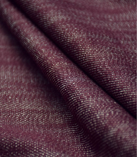 Mahogany Denim Fabric by Cousette