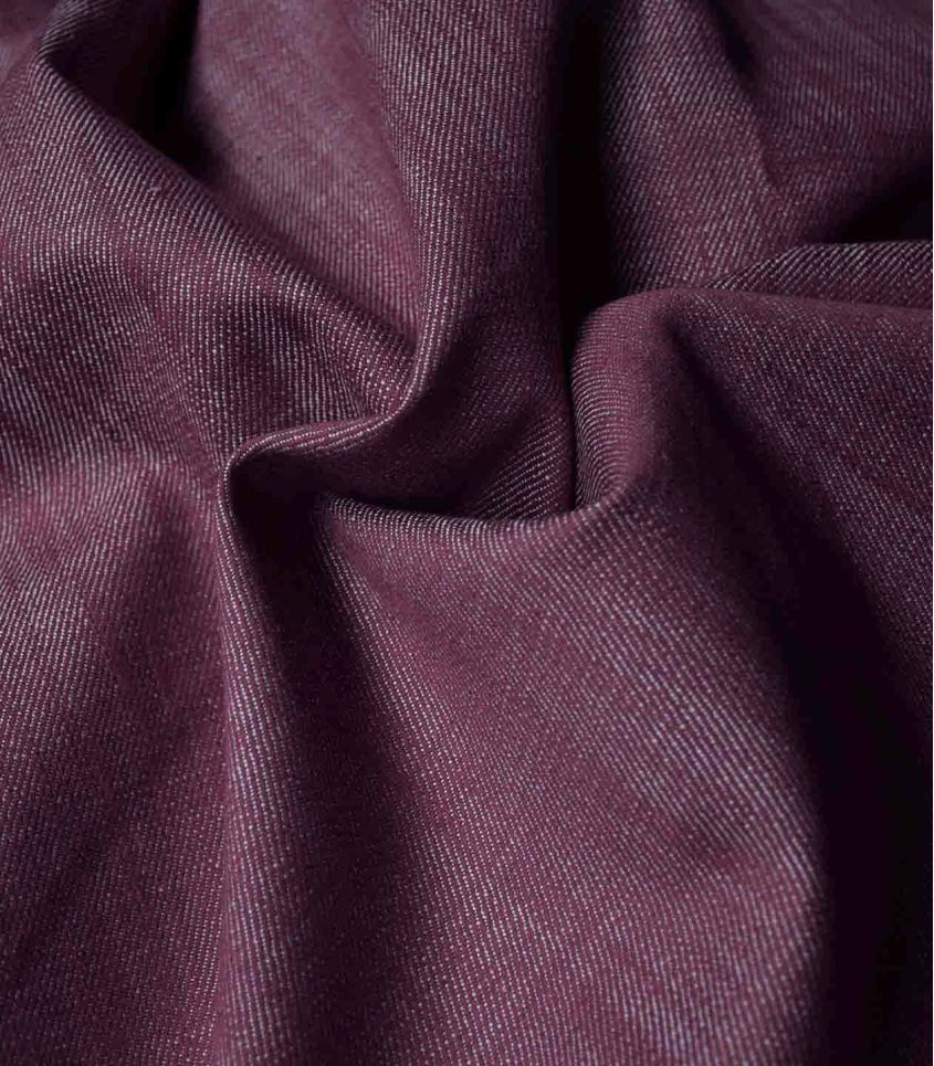 Mahogany Denim Fabric by Cousette