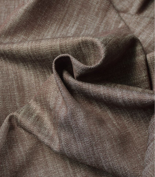 Cocoa Denim Fabric by Cousette