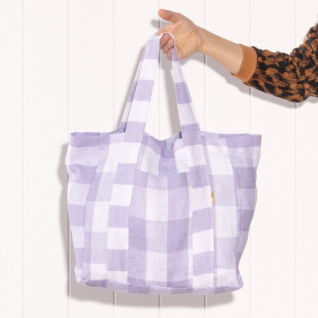 Mule Tote Bag Sewing Pattern by Kylie And The Machine, Beginner Friendly Printed Paper Pattern