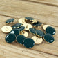 Bouton Chic Dark Lagune