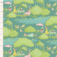Tissu Tilda Sunday Brunch pour le quilting, l'artisanat et la couture, motif principal bleu sarcelle