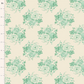 Tissu en coton Tilda Sunday Brunch Mia Design en bleu sarcelle, pour le quilting, l'artisanat et la couture.