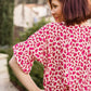 Viscose Dressmaking Fabric 'Bagheera' by Eglantine et Zoé in Pomegranate Red