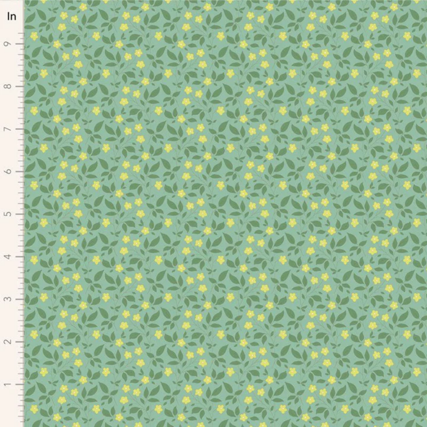 Tissu en coton Tilda « Brunch du dimanche » Tipsy, bleu sarcelle, pour le quilting, l'artisanat et la couture