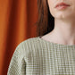 Tela de guinga acolchada para confección 'Kiwi Green' del diseñador francés Cousette