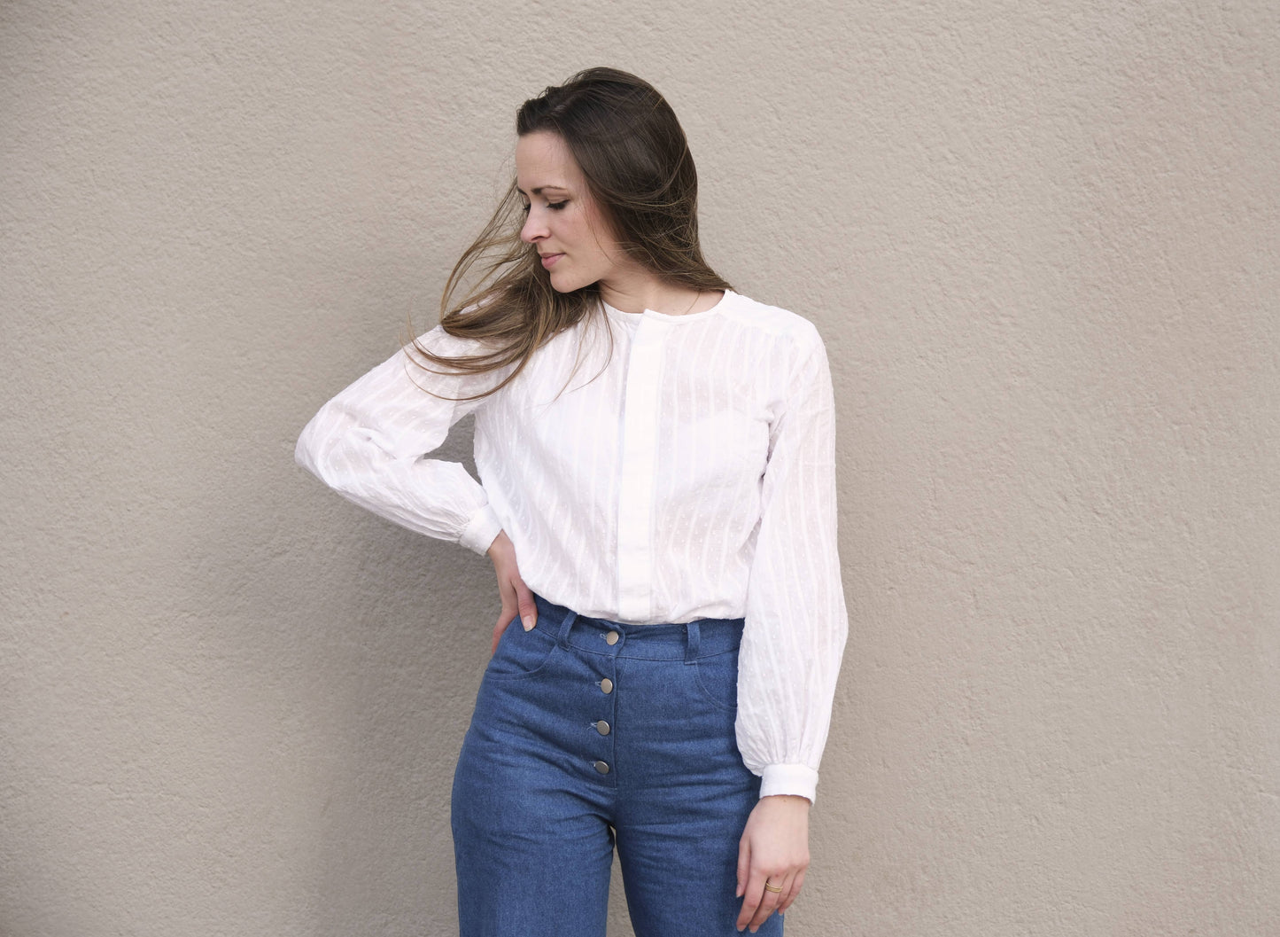 Maritza Shirt Paper Sewing Pattern by Cha' coud
