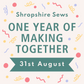 Social Sewing Days in Shropshire UK - Book Here for August 31st