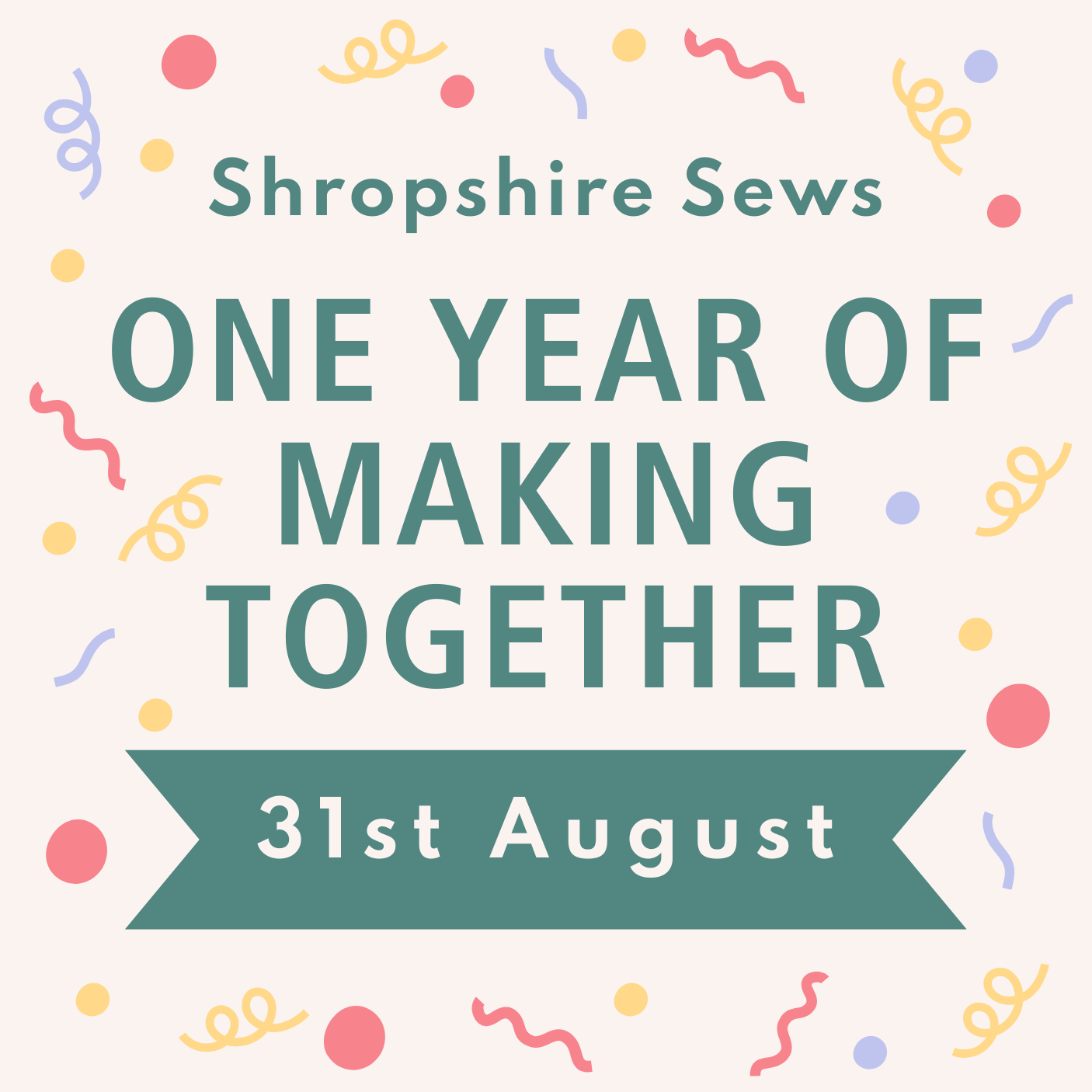 Social Sewing Days in Shropshire UK - Book Here for August 31st