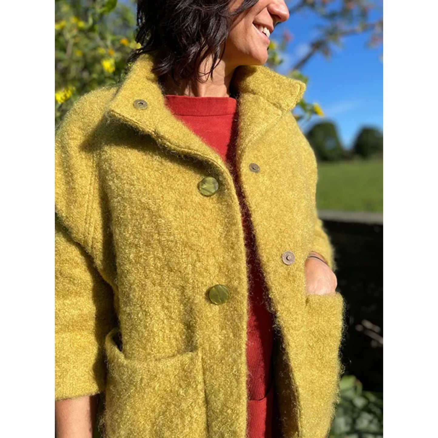 Patrón de confección de chaqueta Kusama, tallas 8-28 (Reino Unido)