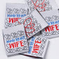 Étiquettes tissées à coudre Little Rosy Cheeks - Fabriquées par ma femme