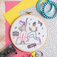 Dancing Embroidery Kit (Move), Complete Craft Kit