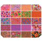 Kaffe Fassett 10" Charm Pack / Layer Cake in 'Hot' for Free Spirit Fabrics