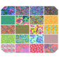 Kaffe Fassett 10" Charm Pack / Layer Cake in 'Bright' for Free Spirit Fabrics