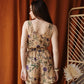 Viscose Crepe Dressmaking Fabric 'Tropical' by French Designer Cousette