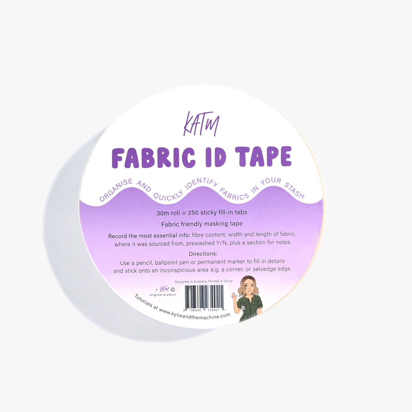 Kylie And The Machine Fabric ID Tape, 30m Roll