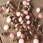 Bouton de perle rose chic