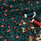 Viscose Dressmaking Fabric 'Bagheera' by Eglantine et Zoé in Dark Green Lagoon