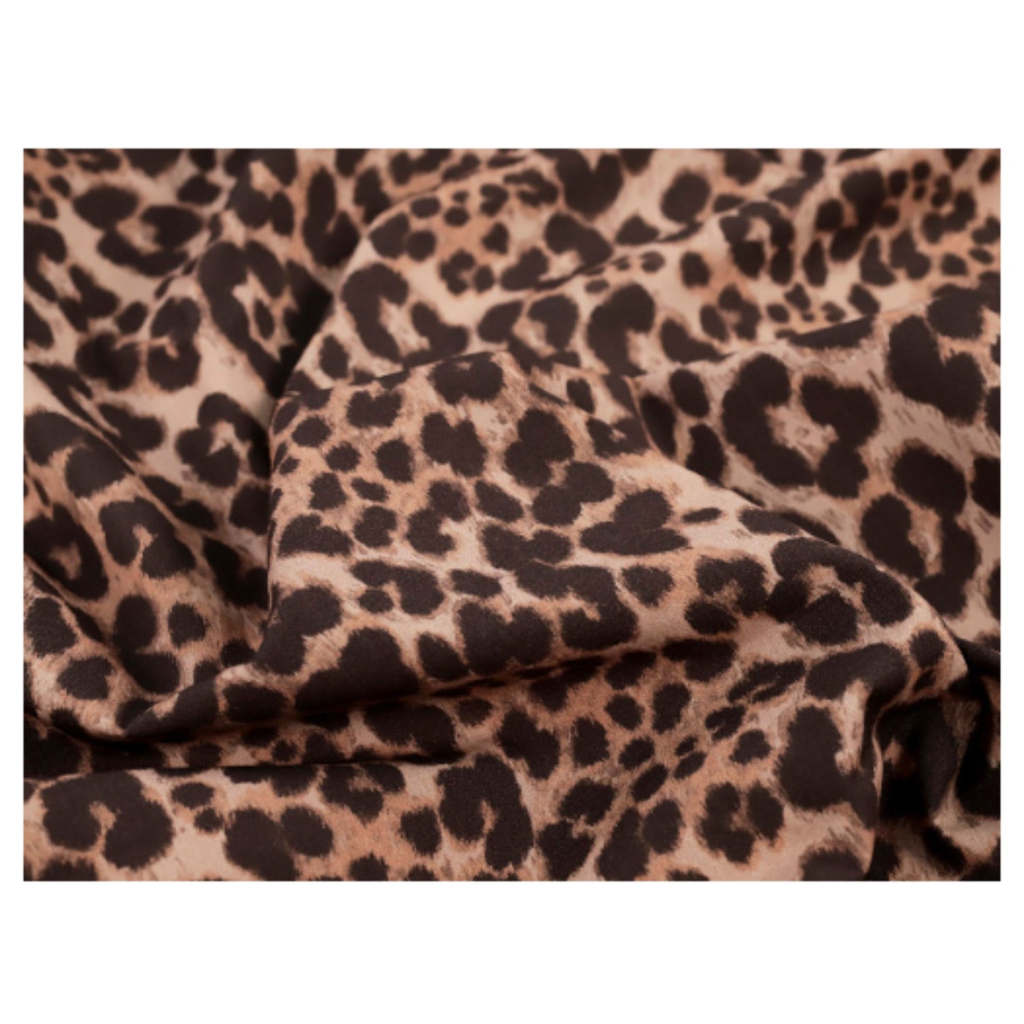 Fabric Godmother Ace Animal Print Cotton Poplin - Brown