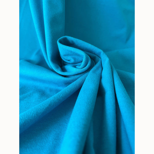 Tissu jersey de coton Summer Solids « Petrol », certifié Oeko-Tex, 150 cm de large