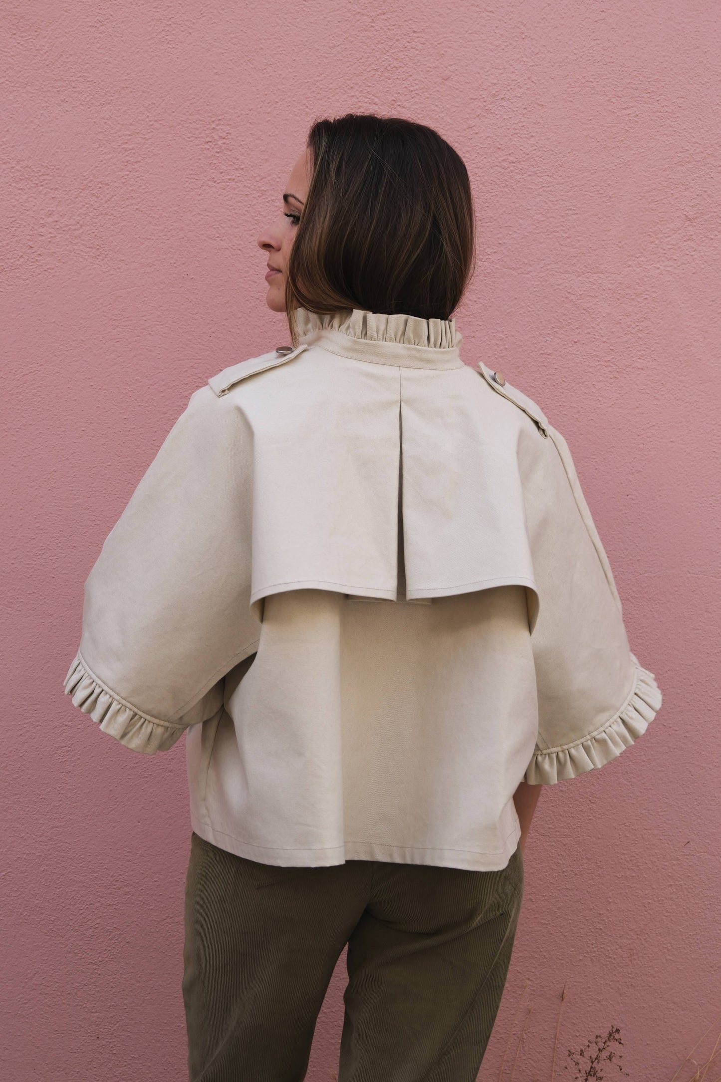 Alixia Trench Coat Paper Sewing Pattern by Cha' coud