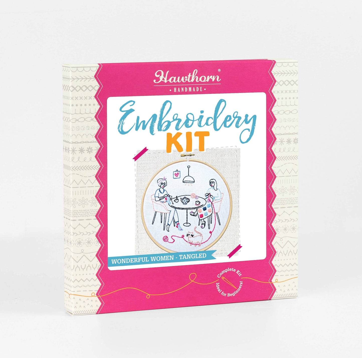 Knitting & Crochet Embroidery Kit (Tangled), Complete Kit