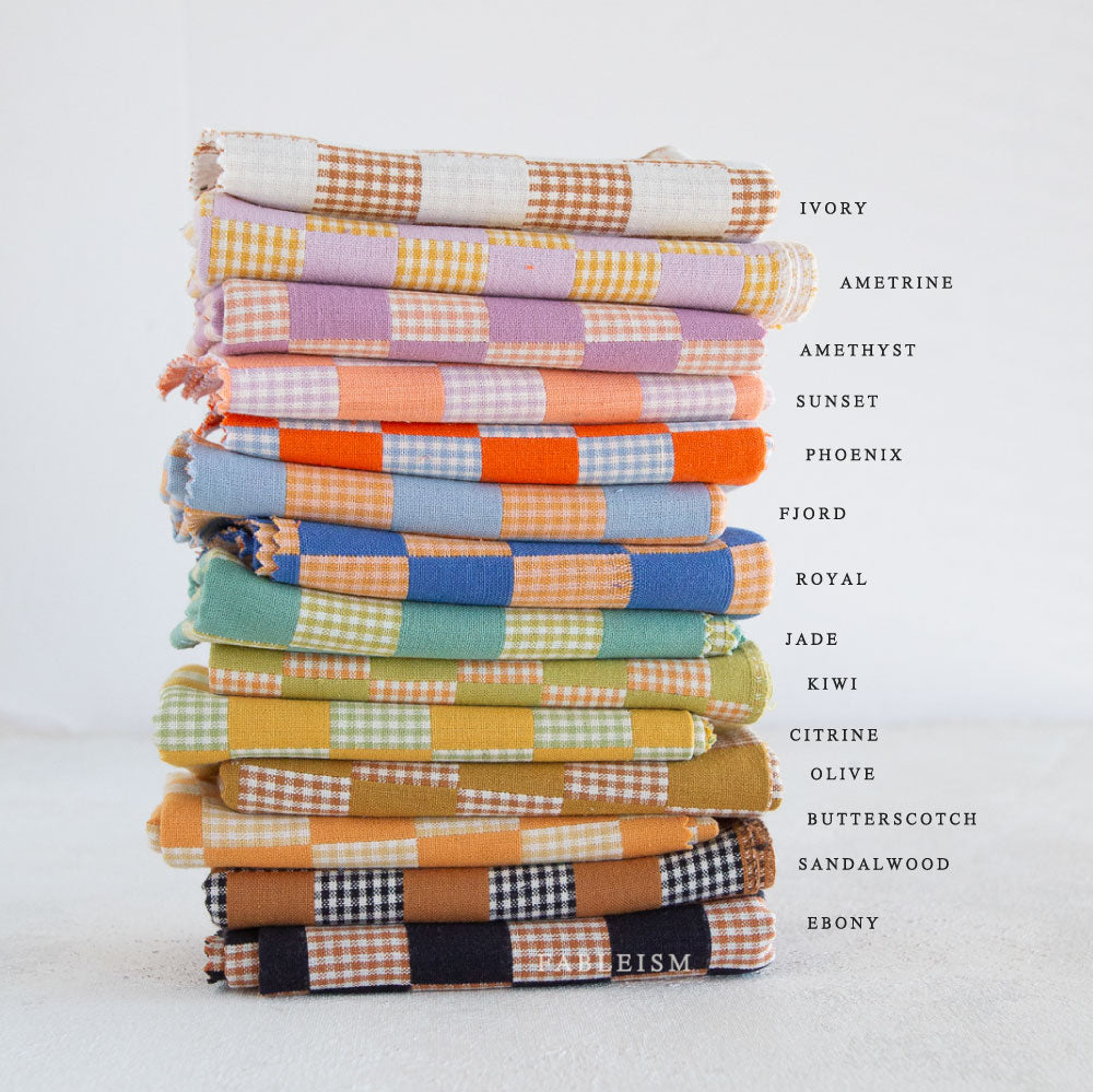 Reversable Checked Fabric