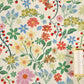 Fabric Godmother Garden Vine Denim Ivory
