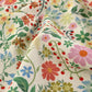 Fabric Godmother Garden Vine Denim Ivory