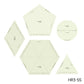 Hot Iron Quilting Template 5 Piece Set