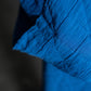 Quilted Jacquard Indian Cotton Dressmaking Fabric in 'Blue Pop’ by Merchant and Mills