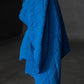 Quilted Jacquard Indian Cotton Dressmaking Fabric in 'Blue Pop’ by Merchant and Mills