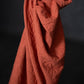 Quilted Jacquard Indian Cotton Dressmaking Fabric in 'Orange Spritz’ by Merchant and Mills