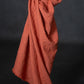 Quilted Jacquard Indian Cotton Dressmaking Fabric in 'Orange Spritz’ by Merchant and Mills