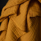 Quilted Jacquard Indian Cotton Dressmaking Fabric in 'Ginger & Honey’ by Merchant and Mills