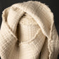 Quilted Jacquard Indian Cotton Dressmaking Fabric in 'Ecru’ by Merchant and Mills