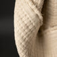 Quilted Jacquard Indian Cotton Dressmaking Fabric in 'Ecru’ by Merchant and Mills