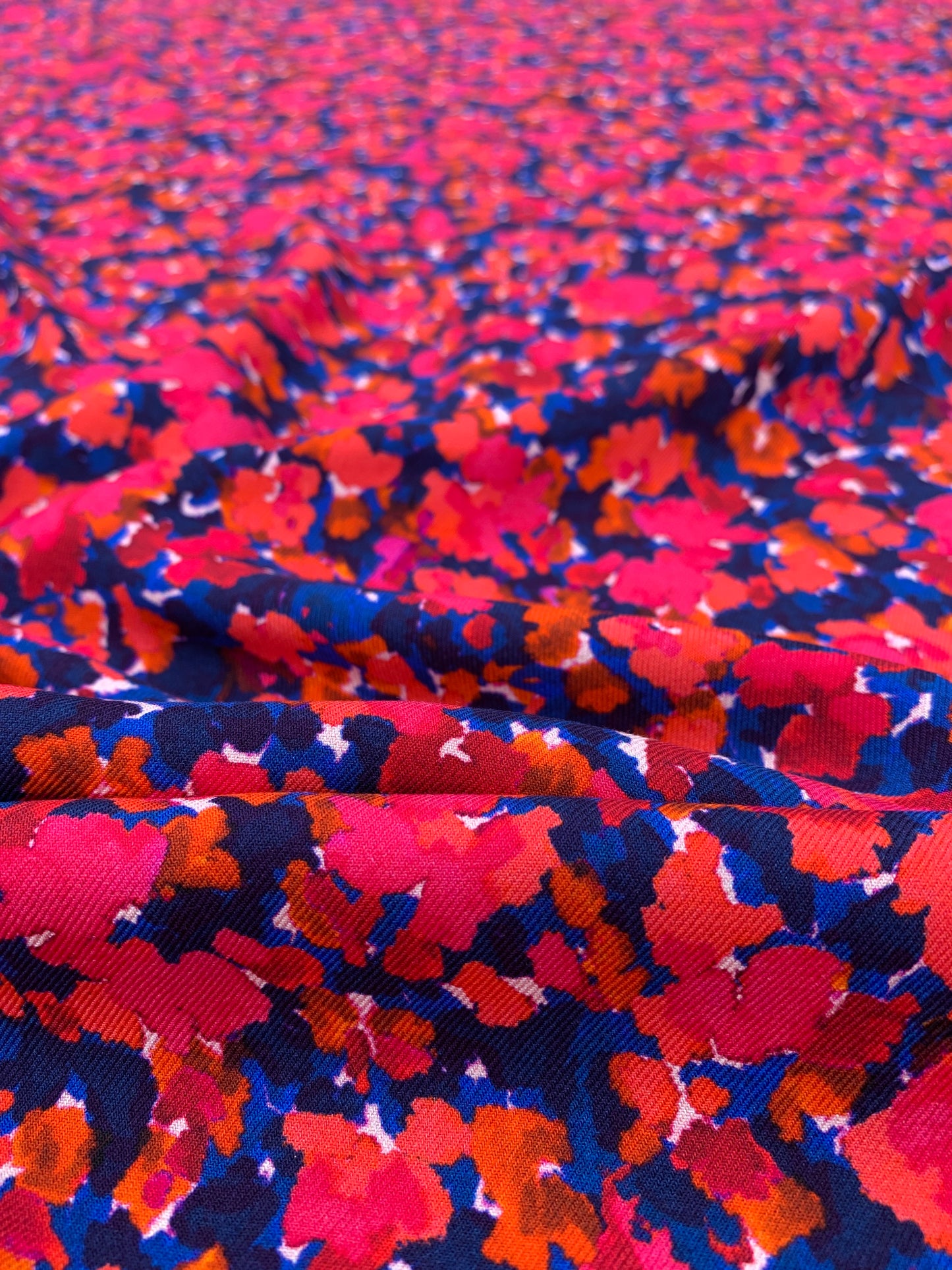 My Dress Made French Viscose Twill Dressmaking Fabric, 'Bliss'