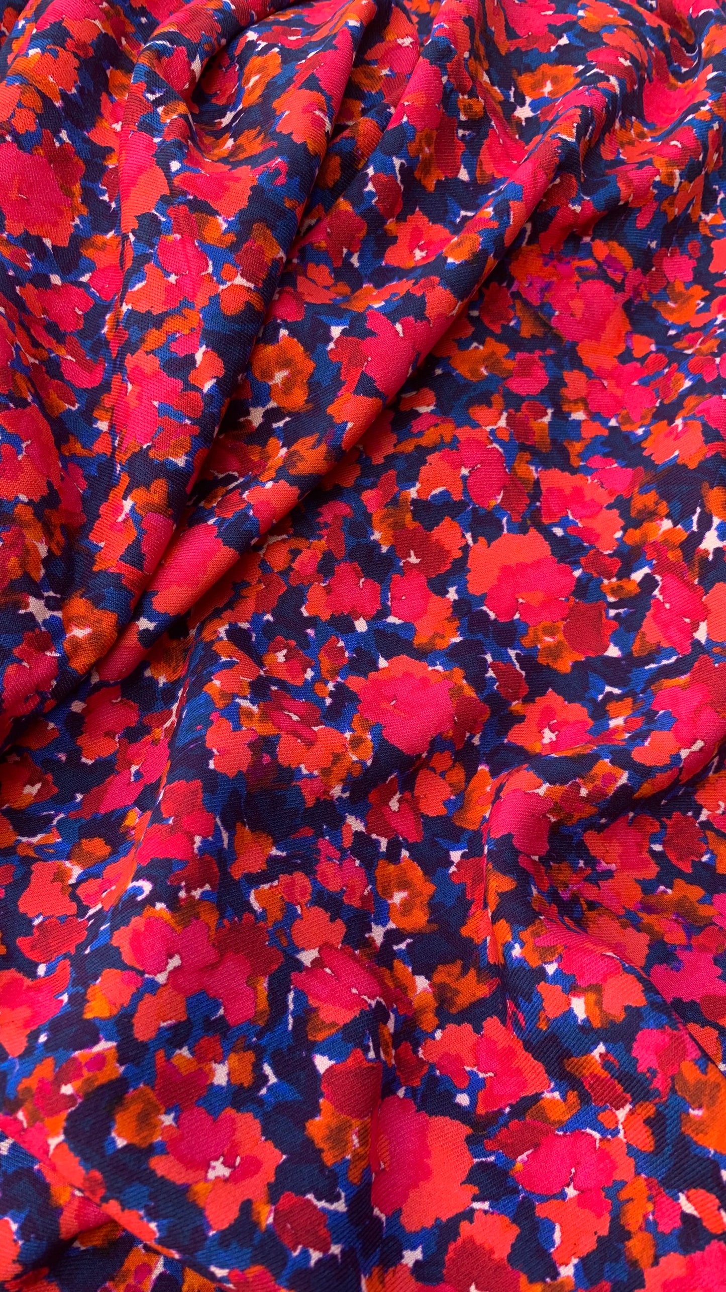 My Dress Made French Viscose Twill Dressmaking Fabric, 'Bliss'