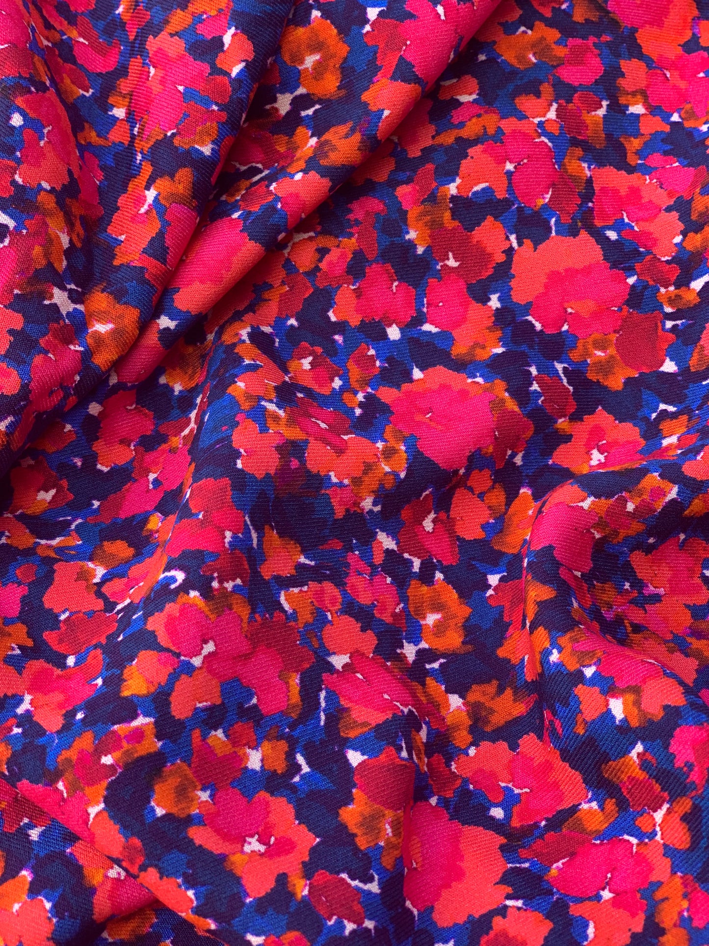 My Dress Made French Viscose Twill Dressmaking Fabric, 'Bliss'