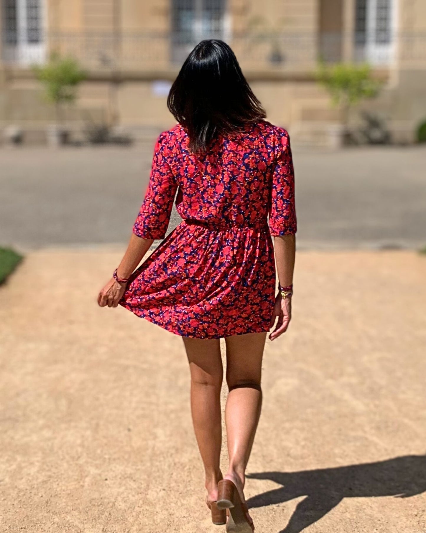 Tela de sarga de viscosa francesa para confección de vestidos, 'Bliss'
