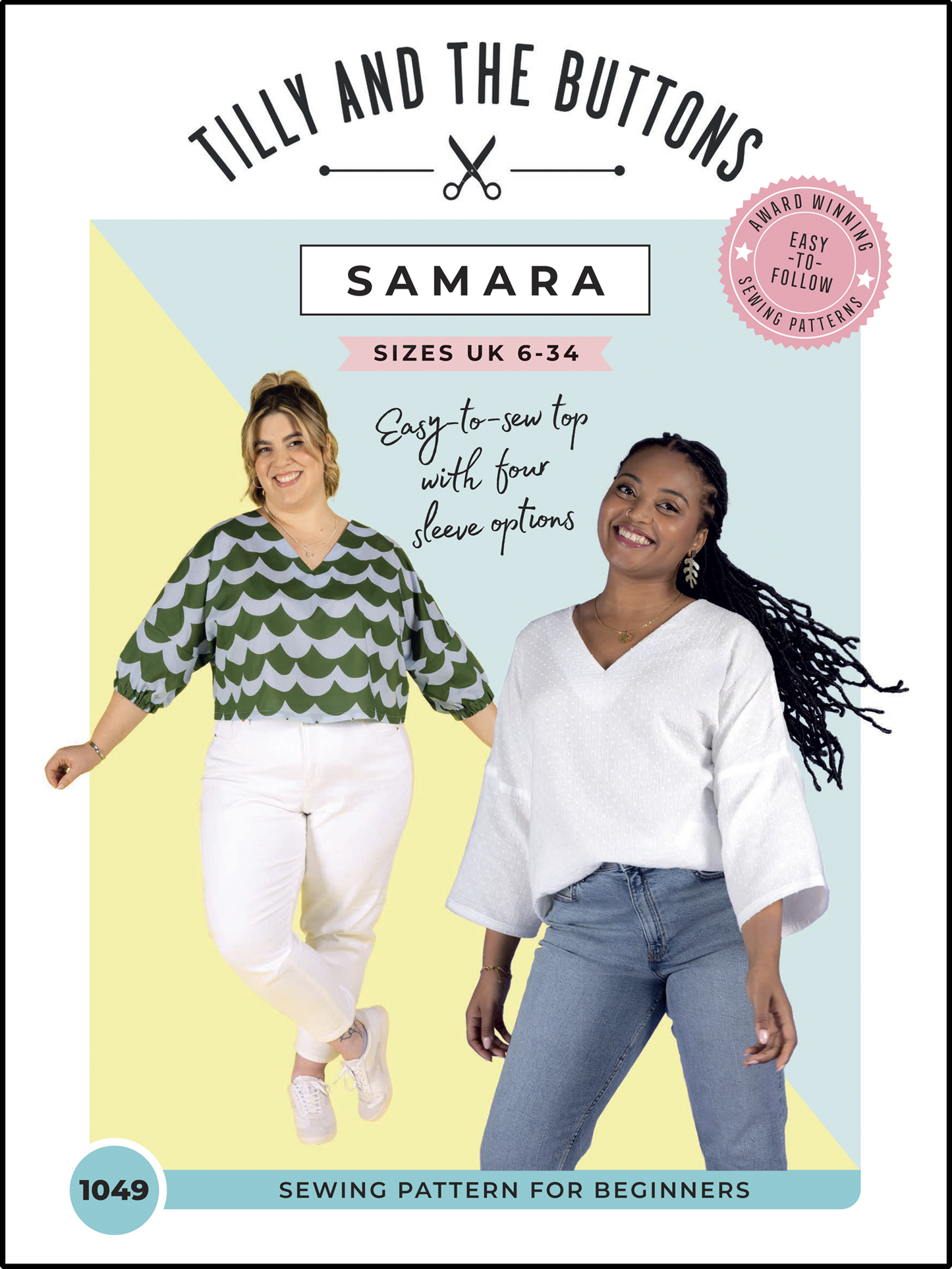 Tilly and the Buttons, Samara Top, Dressmaking Pattern for Beginners