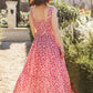 Viscose Dressmaking Fabric 'Bagheera' by Eglantine et Zoé in Pomegranate Red