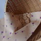 Tissu de couture en viscose et coton « Prunette » du créateur français Cousette