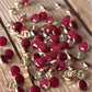 Pomegranate Red Chic Buttons, 10mm