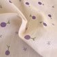 Tissu de couture en viscose et coton « Prunette » du créateur français Cousette