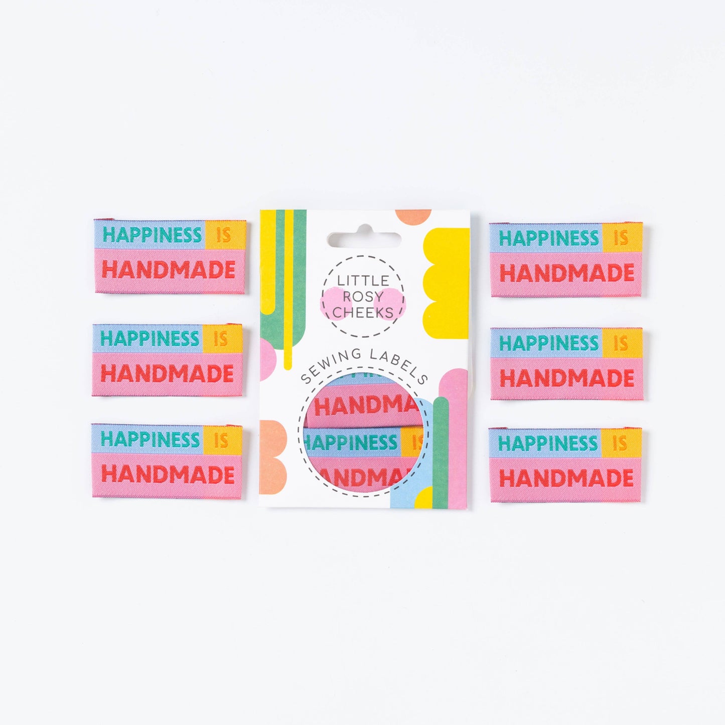 Little Rosy Cheeks Woven Sewing Labels - Happiness Is Handmade