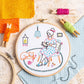 Stitching Embroidery Kit (Relax), Complete Craft Kit