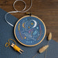 Celestial Hare Mini Embroidery Kit, Complete Craft Kit for Beginners