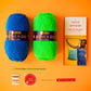 But Make It Bright Crochet Bag Kit, Sirdar Kith & Kin, Complete Beginner Kit